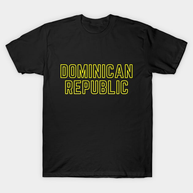Dominican Republic Travel Tourist T-Shirt by FTF DESIGNS